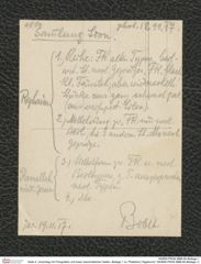 Seite 4, Umschlag mit Fotografien und losen beschriebenen Seiten, Beilage 1 zu "Palästina (Tagebuch)" (NHMW-PRAE-BBB-80-Beilage-1)